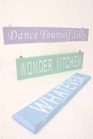 Wooden 'Dance Yourself Silly' Bedroom Sign